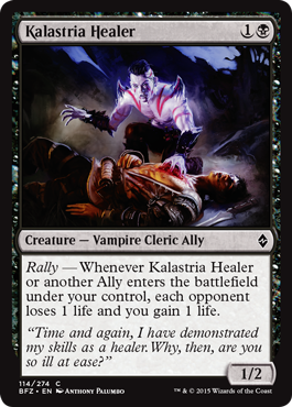 Kalastria Healer (Battle for Zendikar) Light Play Foil