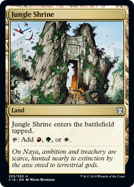 Jungle Shrine (Commander 2019) Light Play