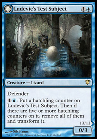 Ludevic's Test Subject (Ludevic's Abomination) (Innistrad) Light Play Foil