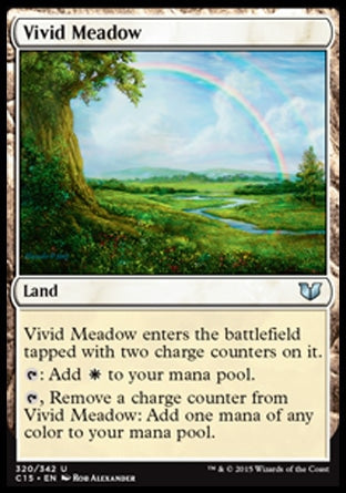 Vivid Meadow (Commander 2015) Light Play