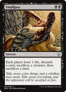 Smallpox (Duel Decks: Nissa vs Ob Nixilis) Light Play