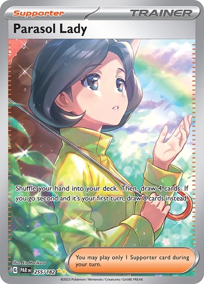 Parasol Lady - 255 (Scarlet and Violet: Paradox Rift)
