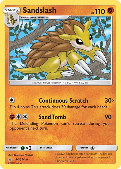 Sandslash (SM - Unbroken Bonds) Near Mint