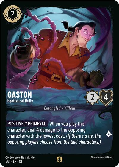 Gaston - Egotistical Bully (Illumineer's Quest: Deep Trouble) Near Mint