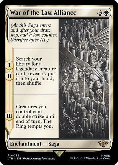 War of the Last Alliance (Universes Beyond: The Lord of the Rings: Tales of Middle-earth) Light Play