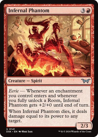Infernal Phantom (Duskmourn: House of Horror) Near Mint Foil