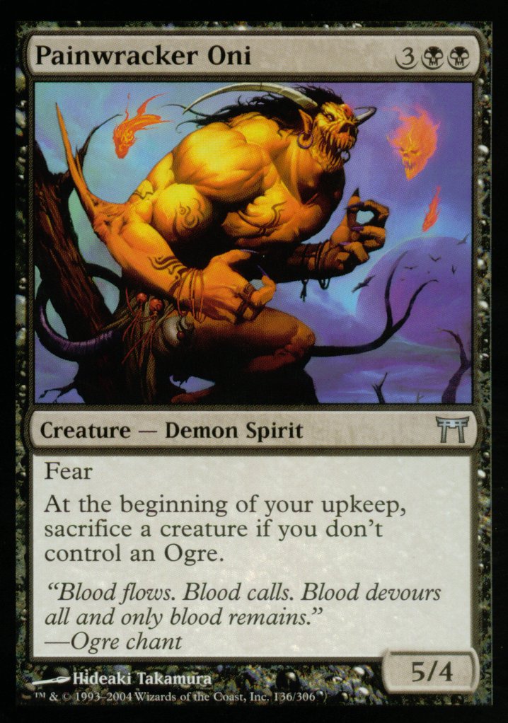 Painwracker Oni (Champions of Kamigawa) Light Play