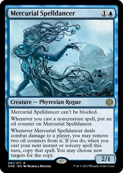 Mercurial Spelldancer (Phyrexia: All Will Be One) Light Play Foil