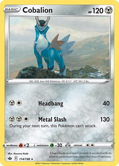 Cobalion - 114 (Deck Exclusives) Near Mint
