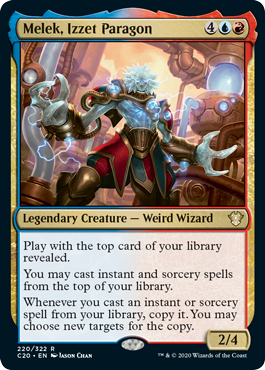 Melek, Izzet Paragon (Commander 2020 Ikoria) Light Play