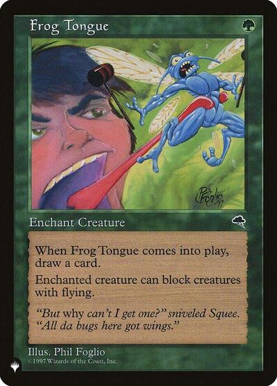 Frog Tongue (The List) Near Mint