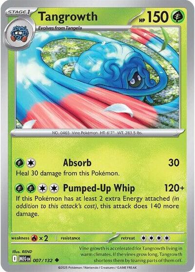 Tangrowth (ME01: Mega Evolution) Near Mint Reverse Holofoil