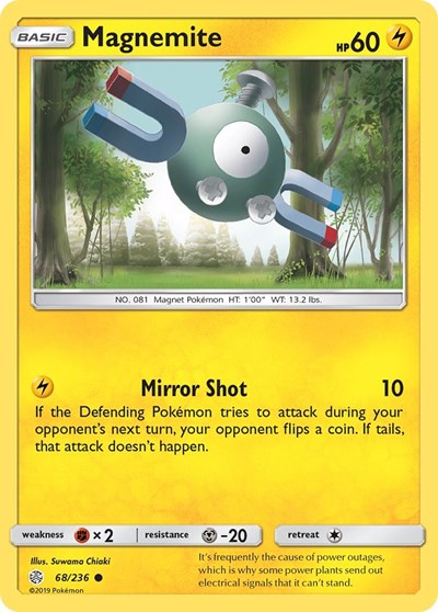 Magnemite (SM - Cosmic Eclipse) Near Mint Reverse Holofoil