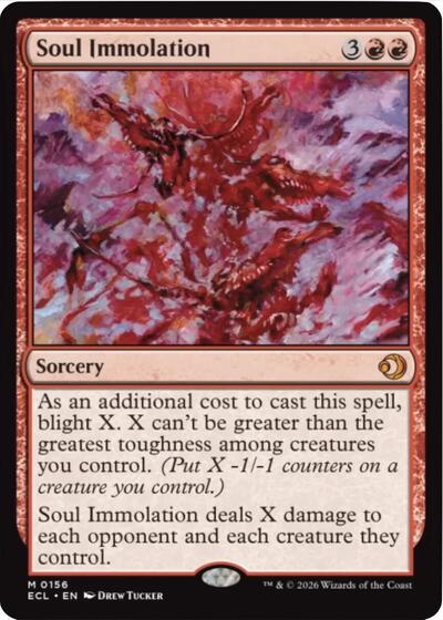 Soul Immolation (Lorwyn Eclipsed) Near Mint Foil