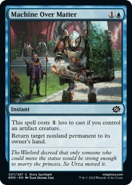 Machine Over Matter (The Brothers' War) Near Mint Foil
