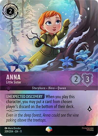 Anna - Little Sister (Epic) (Winterspell) Near Mint Holofoil
