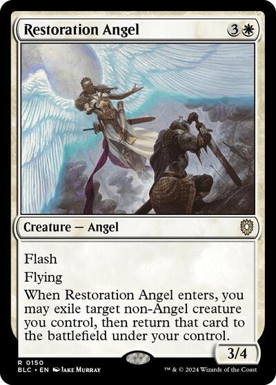 Restoration Angel (Commander: Bloomburrow) Light Play