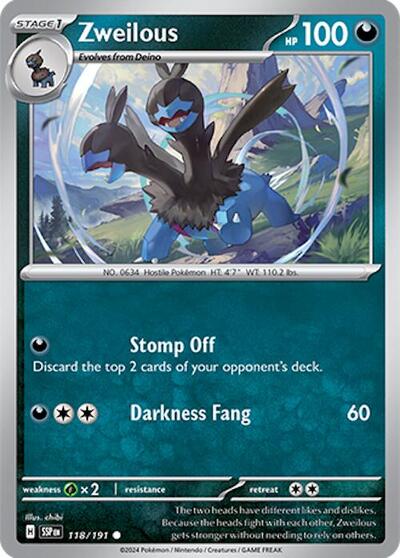 Zweilous (SV08: Surging Sparks) Near Mint Reverse Holofoil