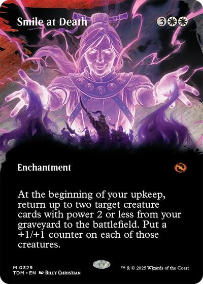 Smile at Death (Borderless) (Tarkir: Dragonstorm) Near Mint