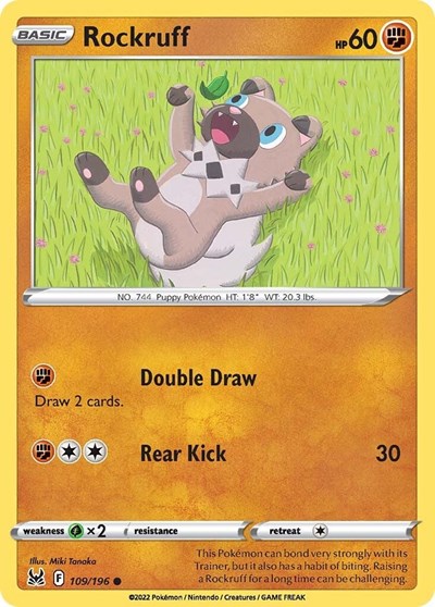 Rockruff (SWSH11: Lost Origin) Near Mint