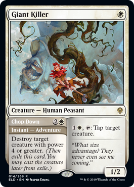 Giant Killer (Throne of Eldraine) Light Play Foil