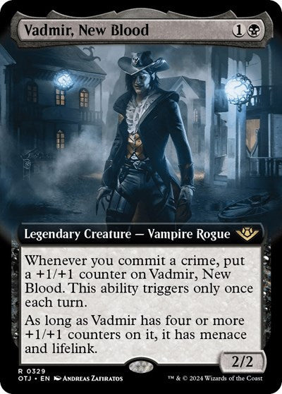 Vadmir, New Blood (Extended Art) (Outlaws of Thunder Junction) Light Play