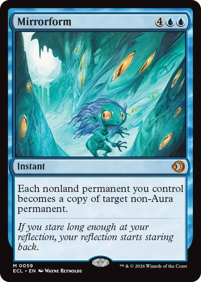 Mirrorform (Lorwyn Eclipsed) Near Mint Foil
