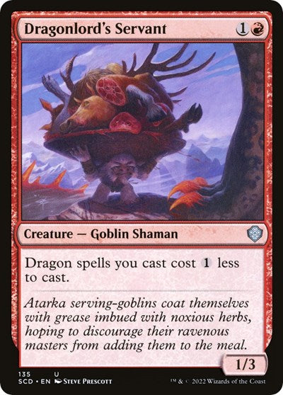 Dragonlord's Servant (Commander 2022 Starter Decks) Light Play