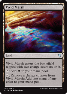 Vivid Marsh (Commander 2017) Light Play