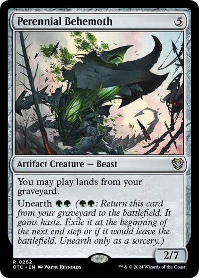 Perennial Behemoth (Commander: Outlaws of Thunder Junction) Light Play