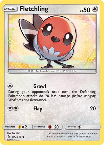 Fletchling (SM - Guardians Rising) Near Mint