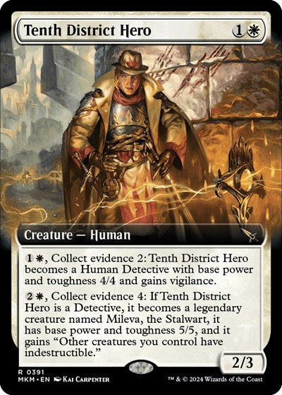 Tenth District Hero (Extended Art) (Murders at Karlov Manor) Near Mint Foil