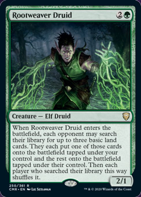 Rootweaver Druid (Commander Legends) Near Mint Foil
