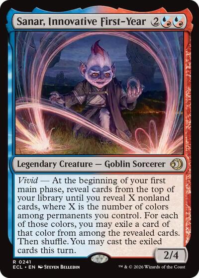 Sanar, Innovative First-Year (Lorwyn Eclipsed) Near Mint Foil