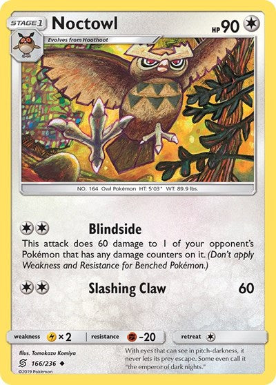 Noctowl (SM - Unified Minds) Near Mint Reverse Holofoil