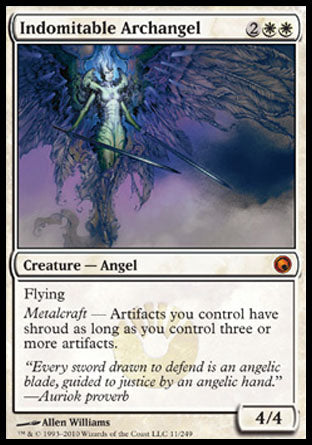 Indomitable Archangel (Scars of Mirrodin) Light Play