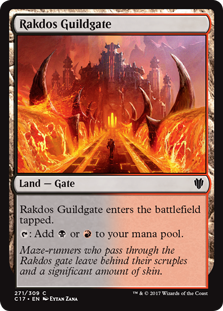 Rakdos Guildgate (Commander 2017) Light Play