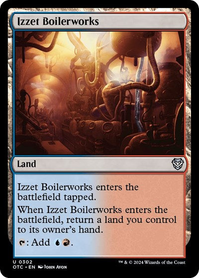Izzet Boilerworks (Commander: Outlaws of Thunder Junction) Near Mint