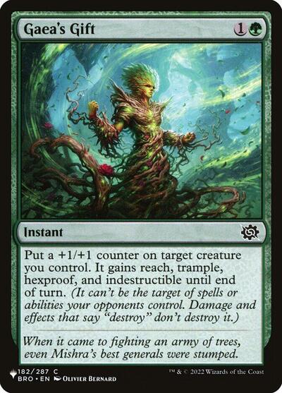 Gaea's Gift (The List) Near Mint