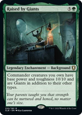 Raised by Giants (Commander Legends: Battle for Baldur's Gate) Light Play Foil