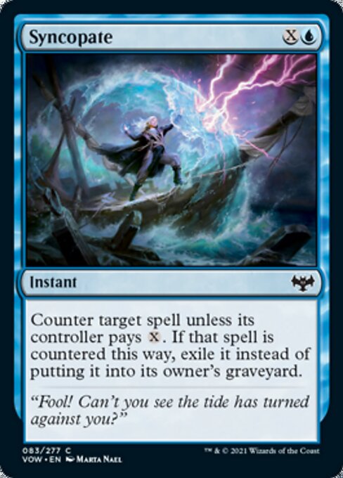 Syncopate (Innistrad: Crimson Vow) Light Play Foil