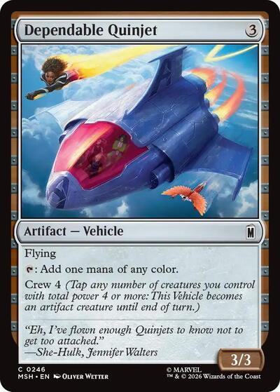 Dependable Quinjet (Marvel Super Heroes) Near Mint