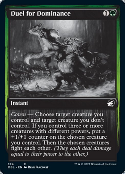 Duel for Dominance (Innistrad: Double Feature) Light Play