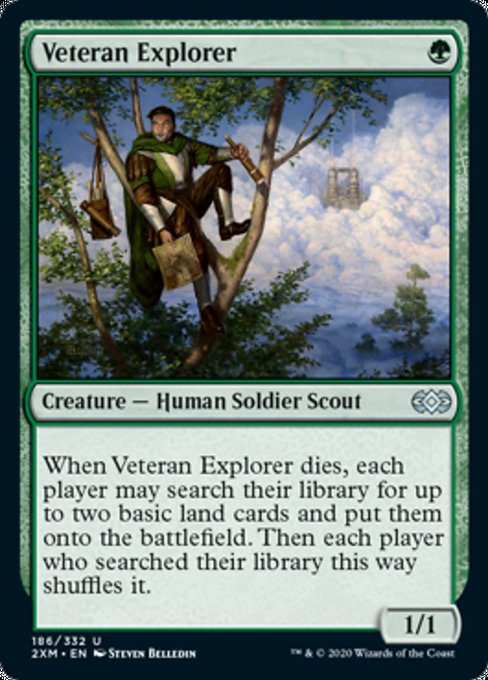 Veteran Explorer (Double Masters) Light Play