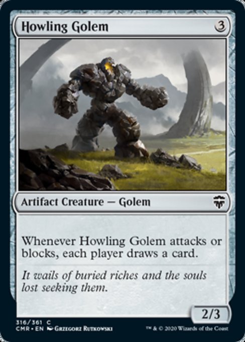 Howling Golem (Commander Legends) Light Play Foil