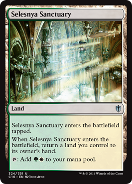 Selesnya Sanctuary (Commander 2016 Edition) Light Play