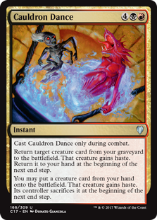 Cauldron Dance (Commander 2017) Light Play