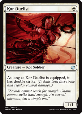 Kor Duelist (Modern Masters 2015) Light Play Foil