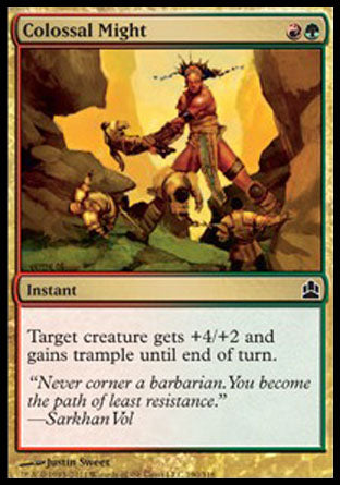 Colossal Might (Commander) Light Play