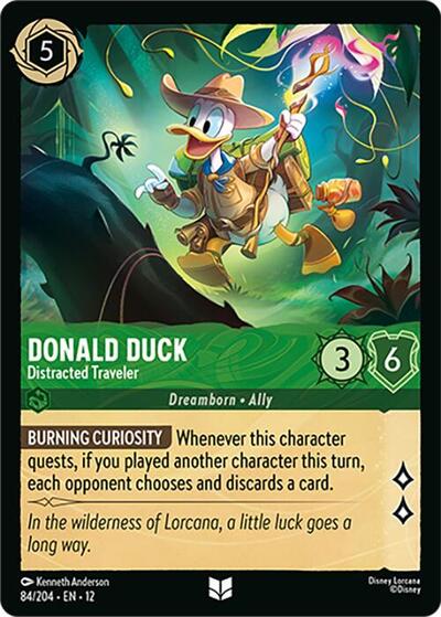 Donald Duck - Distracted Traveler (Wilds Unknown) Near Mint